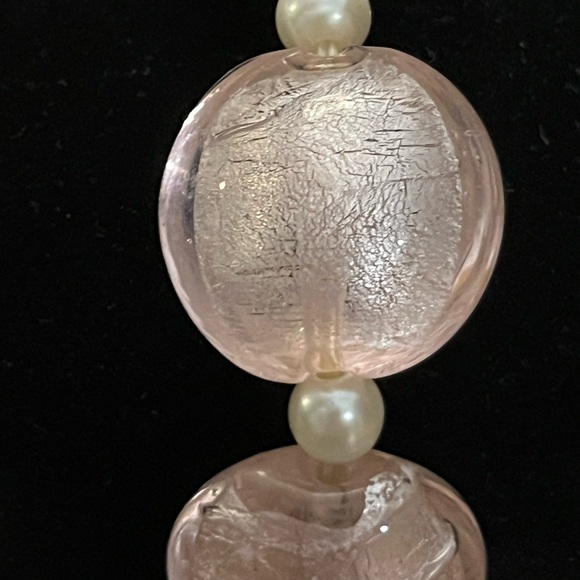 Set of 2 Lovely Glass Bead and Pearl Bracelets - Picture 3 of 8